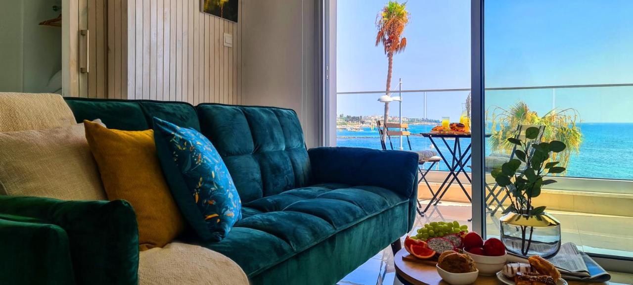 Phaedrus Living: Seaview Emerald Flat Lighthouse 48 Paphos Exteriör bild